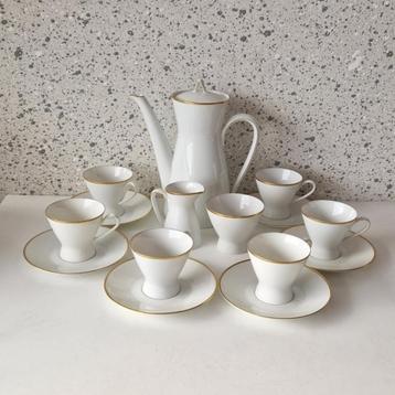 Rosenthal Form 2000 theeservies met goudrandje beschikbaar voor biedingen
