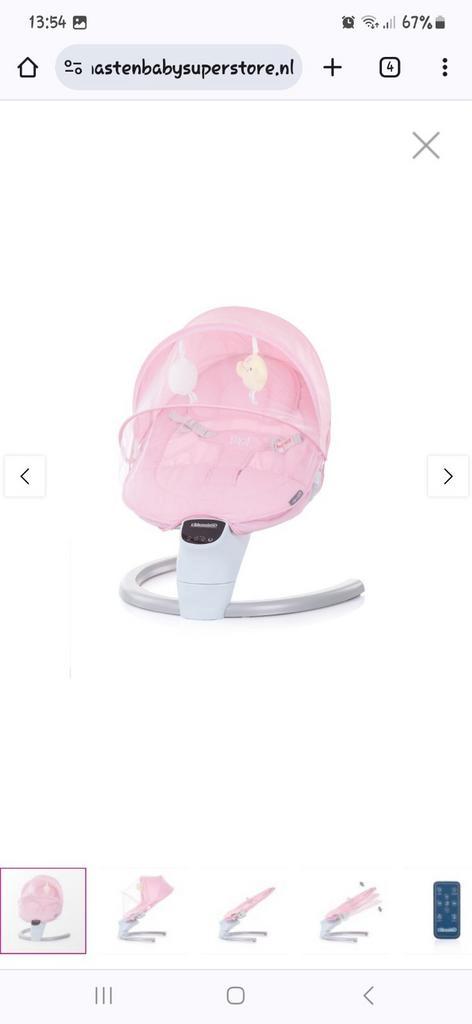 Roze schommelstoel Chipolino Yoga, Kinderen en Baby's, Wipstoeltjes, Nieuw, Schommelstoel, Overige merken, Ophalen