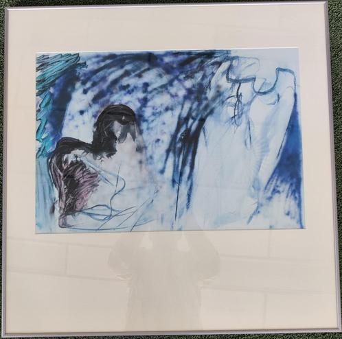 Fraai ingelijste zeefdruk (#4) Ger Lataster, Antiek en Kunst, Kunst | Litho's en Zeefdrukken, Ophalen