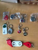 Winkelwagenmuntjes - pins -  sleutelhangers - carnaval, Ophalen of Verzenden