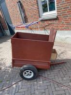 Skelter aanhanger met houten bak, Kinderen en Baby's, Speelgoed | Buiten | Skelters, Ophalen, Gebruikt, Berg, Met kar of aanhanger