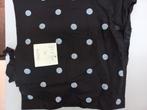 Zwart met witte stippen / polkadots - CARNAVAL, Zwart, Nieuw, Ophalen of Verzenden, 30 tot 120 cm