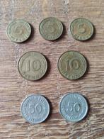 Munten Duitsland pfennig 5, 10 en 50, Ophalen of Verzenden, Buitenland