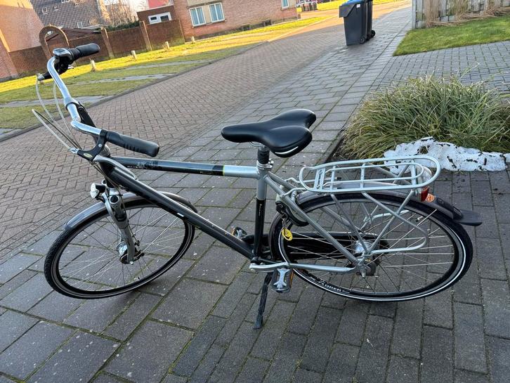 Herenfiets - Goed onderhouden, Fietsen en Brommers, Fietsen | Heren | Herenfietsen, Gebruikt, Overige merken, 57 tot 61 cm, Versnellingen