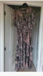Leuke herfst jurk ladress naomi mt l xl, Bruin, Verzenden, Maat 46/48 (XL) of groter, Zo goed als nieuw