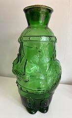 Vintage XL Empoli Waterkan Vaas Groen Viking Soldaat 60’s, Antiek en Kunst, Ophalen of Verzenden