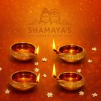 Kuber Diya - Diwali Oil Diya Set of 4, Ophalen of Verzenden, Nieuw, Overige materialen, Minder dan 25 cm