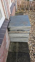 Grijze tegels van 60 x 60 x 3 cm., Tuin en Terras, Tegels en Klinkers, Ophalen, Zo goed als nieuw, Overige materialen