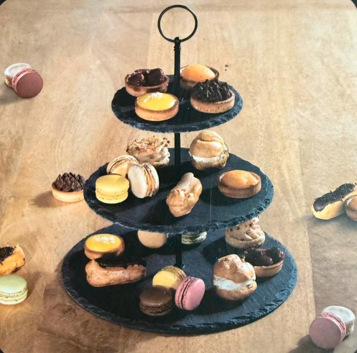 Etagère - Gebaksetagère - 3 lagen, Huis en Inrichting, Woonaccessoires | Overige, Zo goed als nieuw, Ophalen