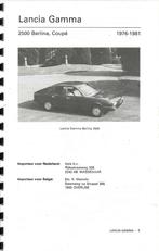 Lancia Gamma 2500 Berlina Coupe', Auto diversen, Handleidingen en Instructieboekjes, Verzenden