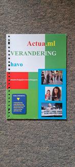 MAW Verandering havo (vavo) Actua, Boeken, Schoolboeken, Overige vakken, Ophalen of Verzenden, Zo goed als nieuw, HAVO