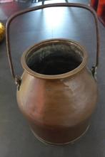 Antieke Koperen Emmer., Ophalen, Koper