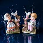 Set van 2 biscuit porseleinen beeldjes, Verzamelen, Ophalen of Verzenden, Zo goed als nieuw, Hummel