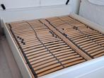 2 pers. bed 180x200 +elektrische verstelbare lattenbodems, Ophalen, Gebruikt, Tweepersoons, Bedbodem