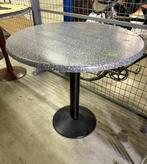 Ronde tafels laag gemarmerd kunstblad, Ophalen, Gebruikt, Rond, Metaal