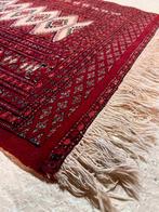 Handgeknoopt Perzisch tapijt dieprood 126/79, Gebruikt, 50 tot 100 cm, 100 tot 150 cm, Etten-Leur