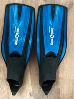 Flippers blauw in maat 32/33 van AquaLung voor kinderen, Watersport en Boten, Ophalen of Verzenden, Zo goed als nieuw, Zwem- of Duikvliezen
