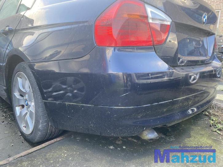 BMW 3 SERIE E90 blauw A35/5 achterbumper bumper 2004-2012, Auto-onderdelen, Carrosserie en Plaatwerk, Bumper, BMW, Achter, Gebruikt