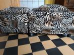 2 xpoefen  tijgerprint, Ophalen, Minder dan 50 cm, Minder dan 50 cm, Zo goed als nieuw