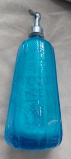 Oude blauwe sifonfles "Macquin Chambery", Antiek en Kunst, Ophalen of Verzenden