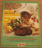 Oude folder Knorr 27 complete kerstmenu’s, oudejaarsbuffet, Ophalen of Verzenden, Zo goed als nieuw, Folder