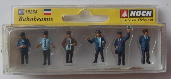 HO figuurtjes Noch 15468 spoorwegpersoneel, Hobby en Vrije tijd, Modeltreinen | H0, Zo goed als nieuw, Overige typen, Gelijkstroom of Wisselstroom