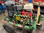 2 TRAPS compressor met 11 pk honda GX340 MAX motor, 10 bar of meer, Ophalen of Verzenden, 25 tot 100 liter, Mobiel