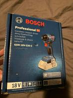 Bosch Professional GDR 18V-220 C + 36-delige Bitset, Ophalen of Verzenden, Nieuw, Boor- en Schroefmachine