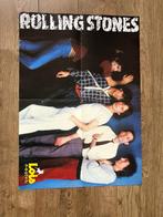 Poster "Rolling Stones" september 1980, Rechthoekig Liggend, Ophalen of Verzenden, Zo goed als nieuw, A1 t/m A3