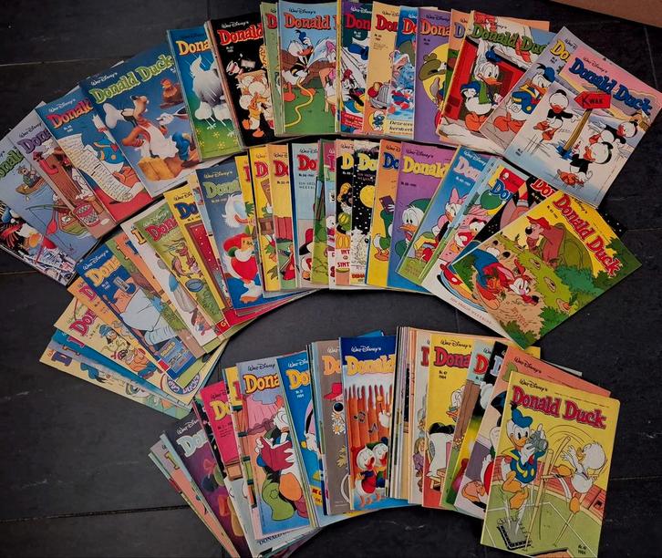 Vintage Donald Duck weekbladen jaargangen:1983-1984-1985, Boeken, Strips | Comics, Gelezen, Meerdere comics, Europa, Ophalen of Verzenden