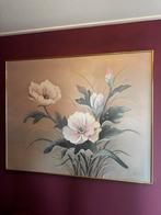 Lee Reynolds Schilderij - Bloemen - 123 x 155 cm, Antiek en Kunst, Ophalen of Verzenden
