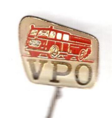 VPO epoxy op koper brandweegauto speldje ( E_081 ) beschikbaar voor biedingen