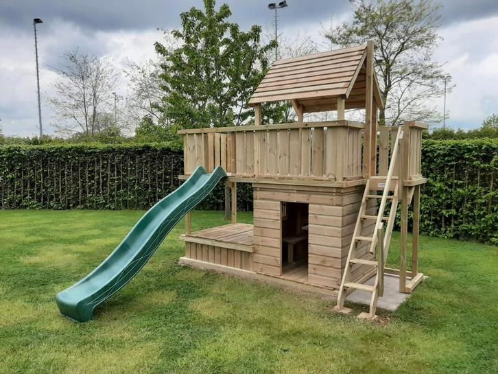 Speeltoestel Balkon 360 – Stevig - Veilig - Topkwaliteit, Kinderen en Baby's, Speelgoed | Buiten | Speeltoestellen, Nieuw, Brandweerpaal