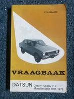 Datsun Cherry Vraagbaak 1971-1978, Ophalen of Verzenden, Gelezen, Nissan