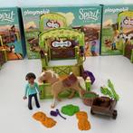 PLAYMOBIL Spirit Pru & Chica Linda met paardenbox - 9479, Ophalen of Verzenden, Zo goed als nieuw