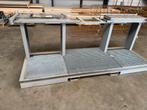 Zaagtafel, Ophalen, Gebruikt, 170 cm of meer, Inklapbaar
