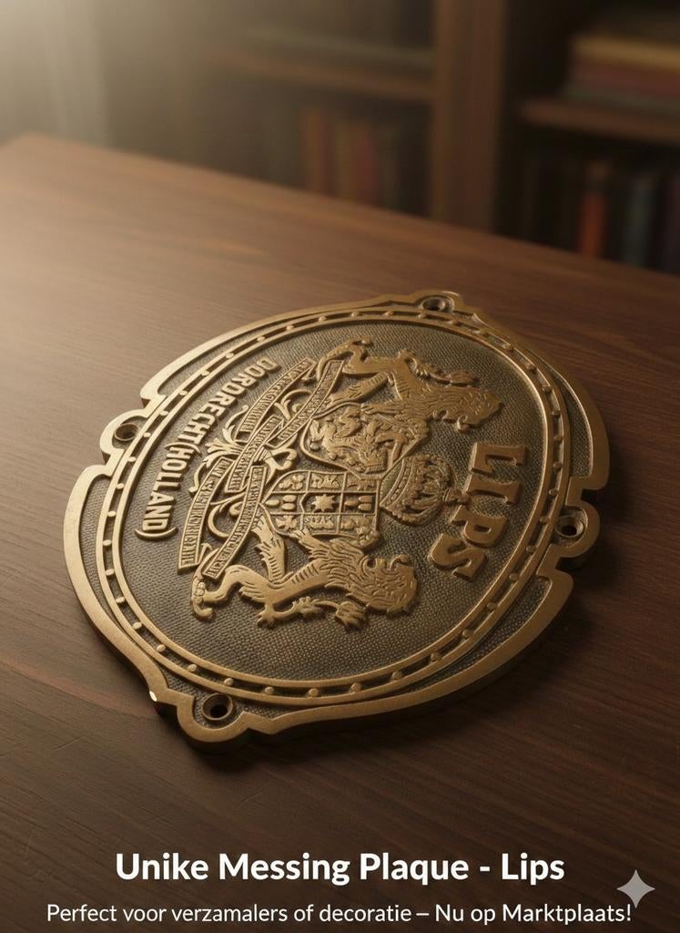Antieke Lips Plaquette Dordrecht Holland, Antiek en Kunst, Antiek | Wandborden en Tegels, Ophalen of Verzenden