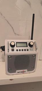 Perfectpro Mybox Compacte Bouwradio FM RDS Aux-in, Audio, Tv en Foto, Radio's, Ophalen of Verzenden, Nieuw, Bouwradio