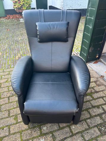 Elektrische Massage Relaxstoel – zwart kunstleer beschikbaar voor biedingen