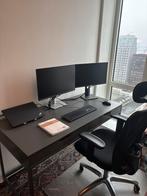 Bureau met lades en mooie kabelgoot, Ophalen of Verzenden, Gebruikt, Bureau