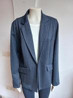 Street One blauwe krijtstreep blazer, jasje maat 44, Jasje, Blauw, Maat 42/44 (L), Ophalen of Verzenden