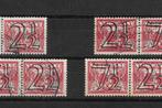 NVPH 356a-d Gestempeld, Postzegels en Munten, Postzegels | Nederland, Ophalen of Verzenden, T/m 1940, Gestempeld