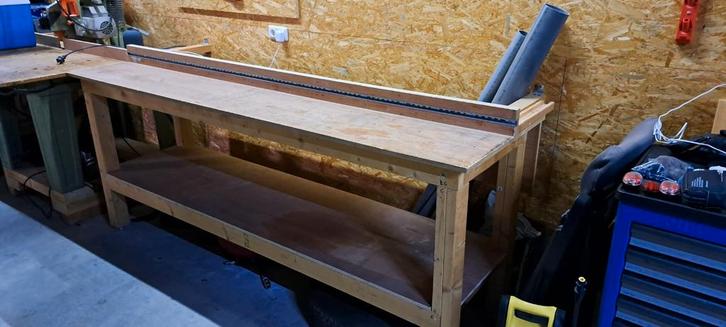 Werkbank voor zaagtafel, Doe-het-zelf en Verbouw, Werkbanken, Gebruikt, 170 cm of meer, Ophalen