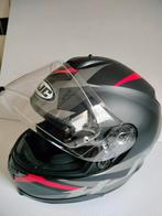 Motor/scooterhelm HJC C70N Sway Grey/Red z.g.a.n., HJC, Nieuw zonder kaartje, Integraalhelm, Dames