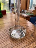 Vaas met lange steel , , kristalglas, Ophalen of Verzenden