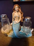 Zeemeermin Peper en Zoutstel - Polystone., Ophalen of Verzenden, Nieuw, Kunststof