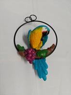 Blauwe papagaai op hanger, blauwe ara., Ophalen of Verzenden, Nieuw, Dier