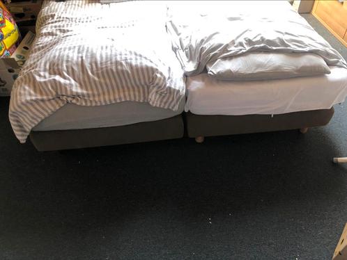 2 een persoons boxspring te koop, Huis en Inrichting, Slaapkamer | Boxsprings, Zo goed als nieuw, 90 cm, 200 cm, Eenpersoons, Ophalen of Verzenden