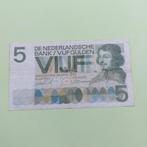 5 gulden vondel I uit 1966 In ZF, Postzegels en Munten, Bankbiljetten | Nederland, Ophalen of Verzenden, 5 gulden, Los biljet