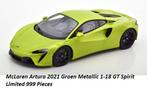 McLaren Artura 2021 Groen Metallic 1-18 GT Spirit Limited 99, Hobby en Vrije tijd, Modelauto's | 1:18, Nieuw, Overige merken, Ophalen of Verzenden